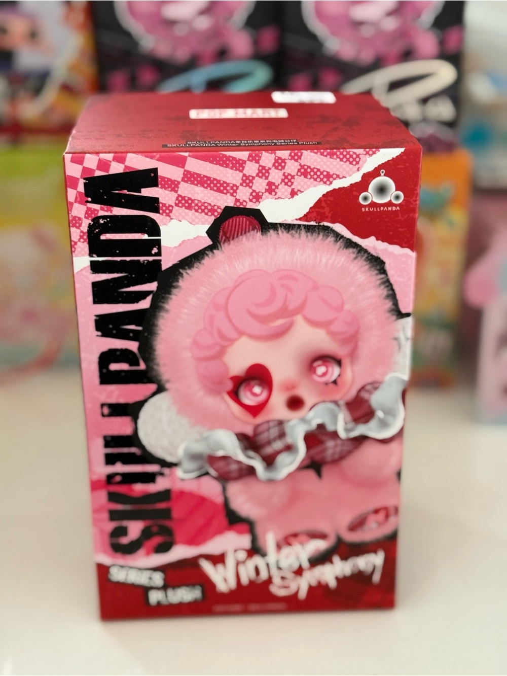 Skullpanda Winter Symphony Pink Plush Blind Box. New!